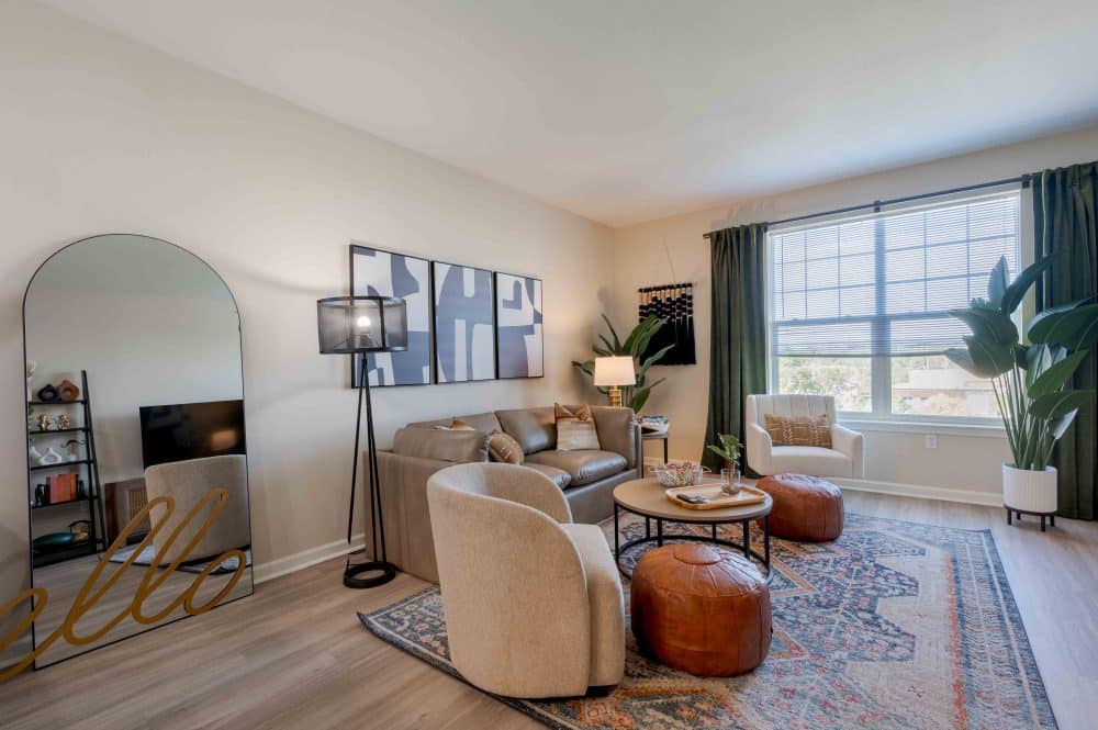 park on morton apartments near indiana university bloomington platinum fully furnished living room